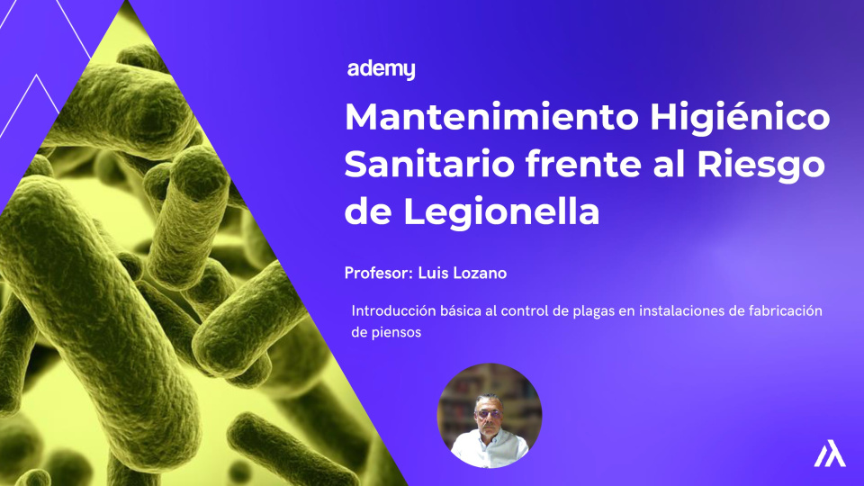 Mantenimiento higiénico sanitario frente al riesgo de legionella