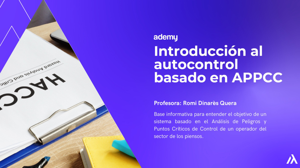 Introducción al autocontrol basado en APPCC